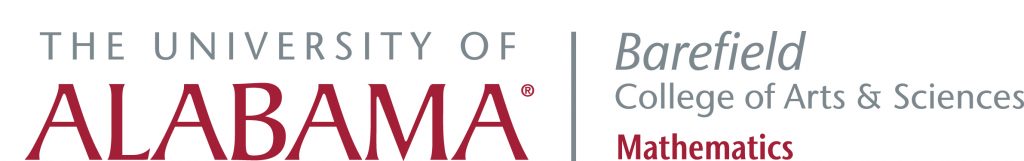 The University of Alabama Barefield College of Arts & Sciences, Mathematics